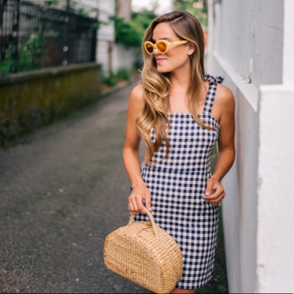 Express Gingham Mini Dress